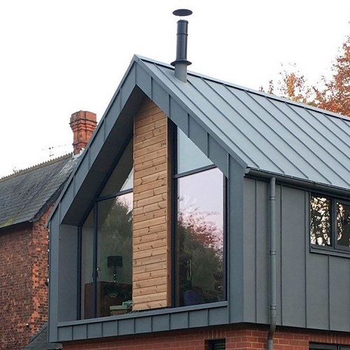 سقف شیبدار فلزی